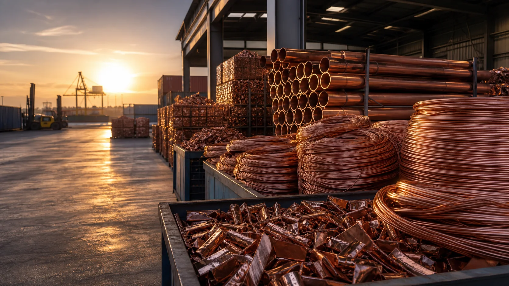 Copper scrap trading